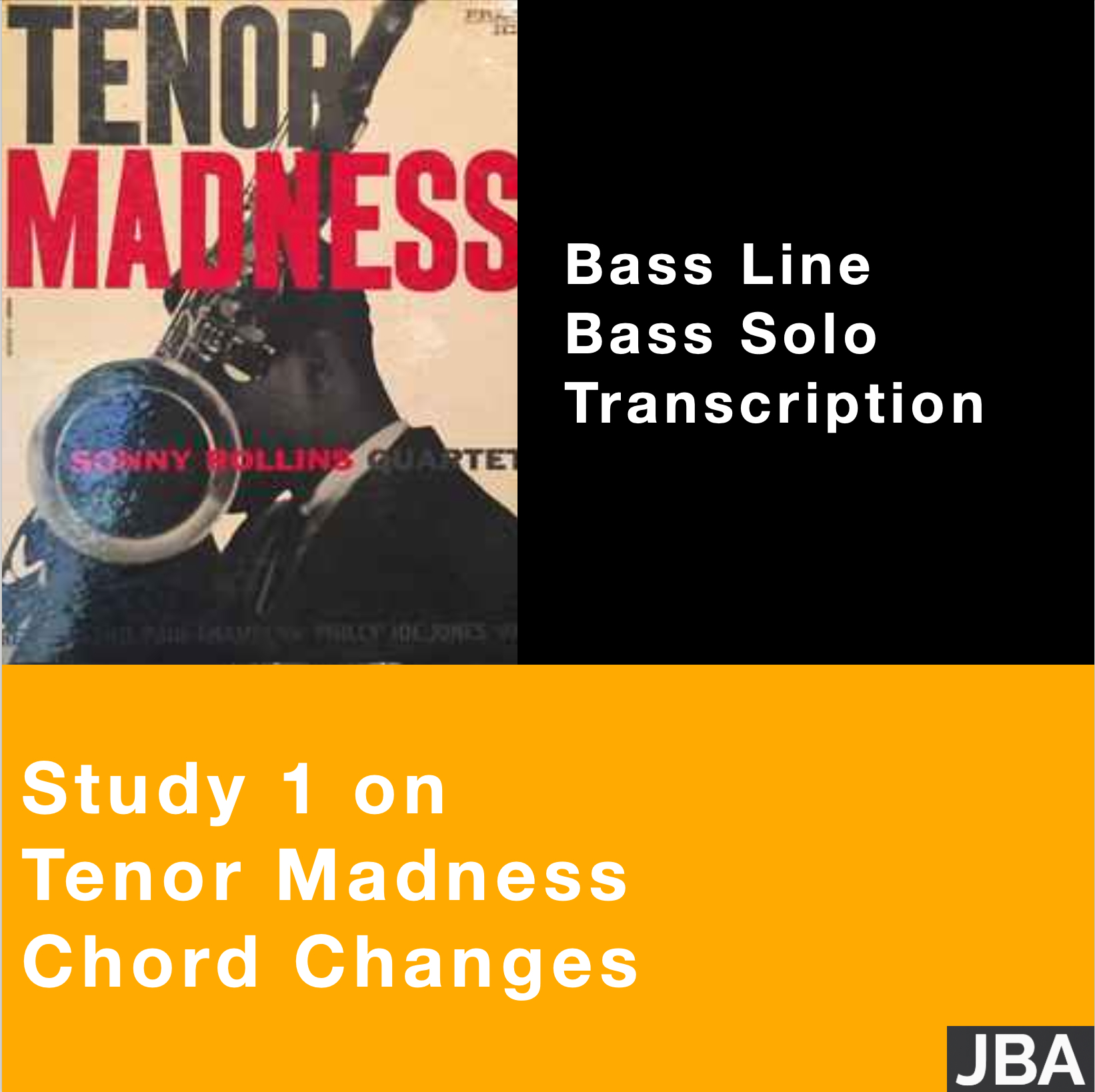 Study 1 on Tenor Madness chord changes