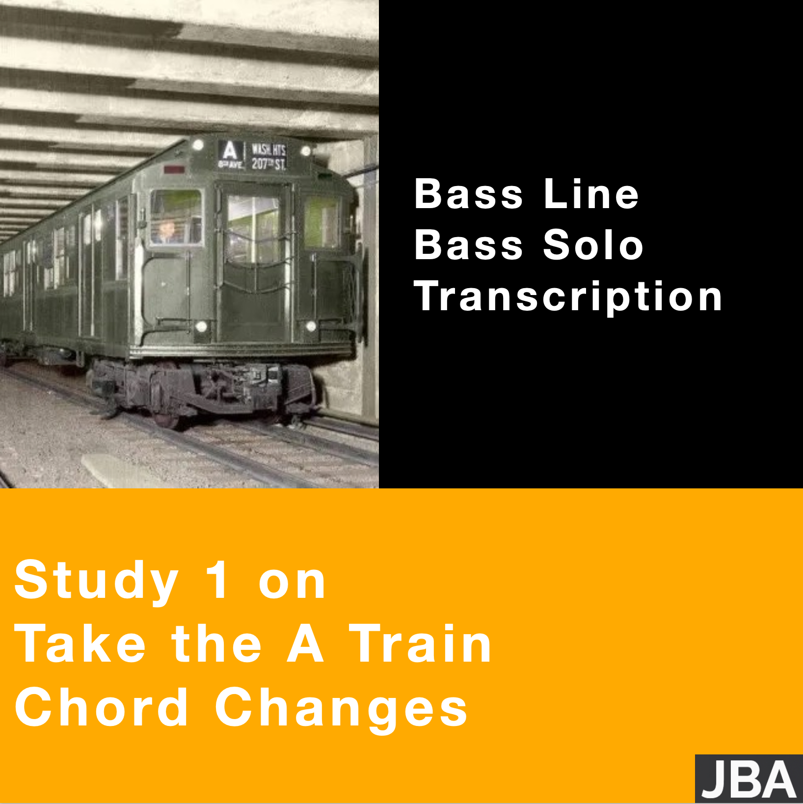 Study 1 on Take the A Train chord changes