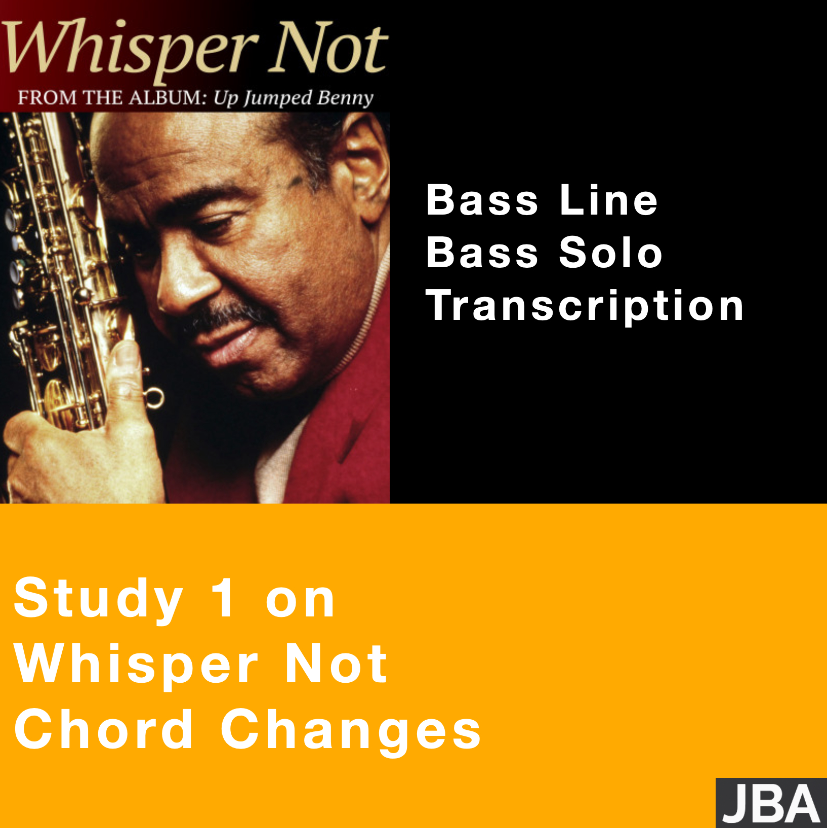Study 1 on Whisper Not chord changes