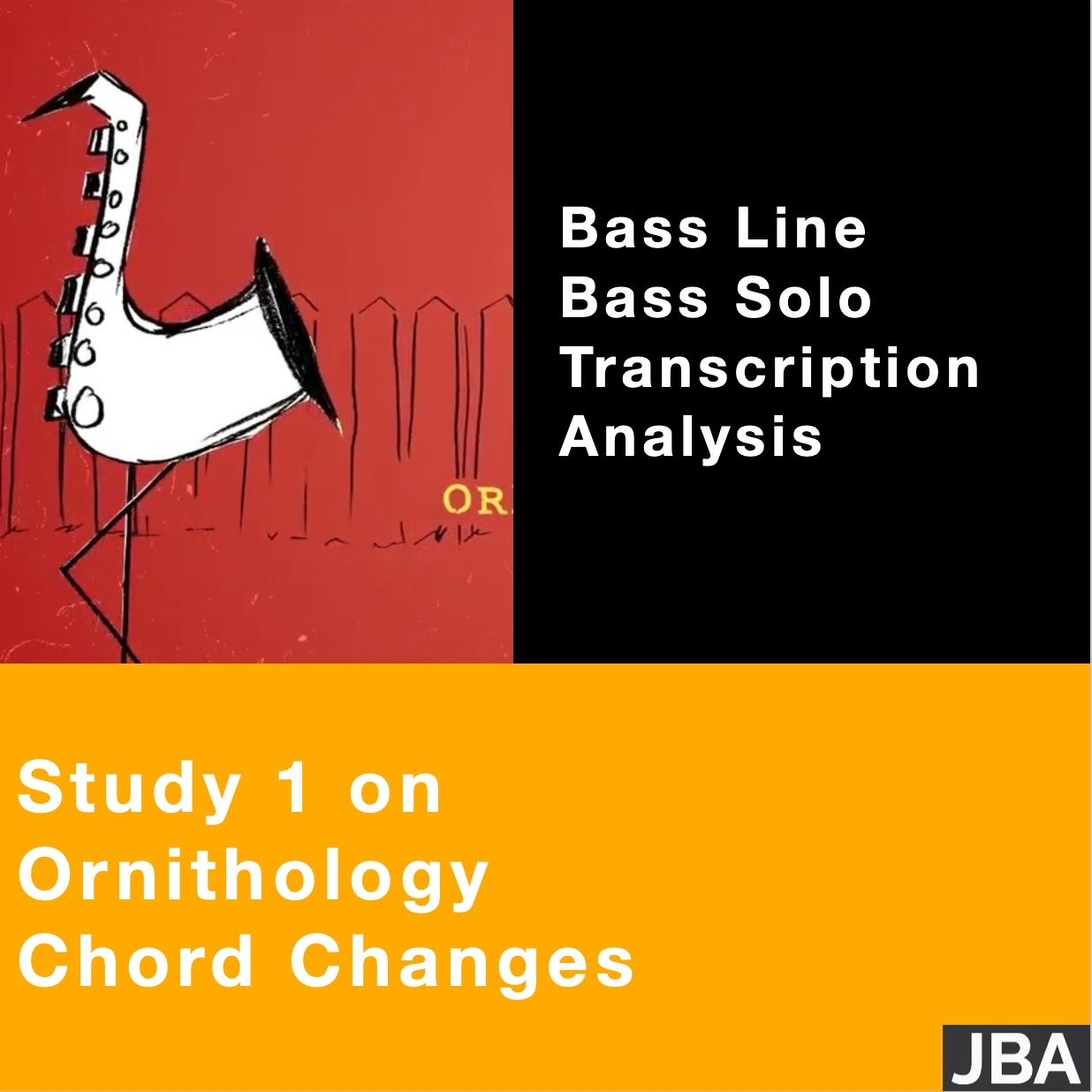 Study 1 on Ornithology chord changes (WITH LESSON INCLUDED)